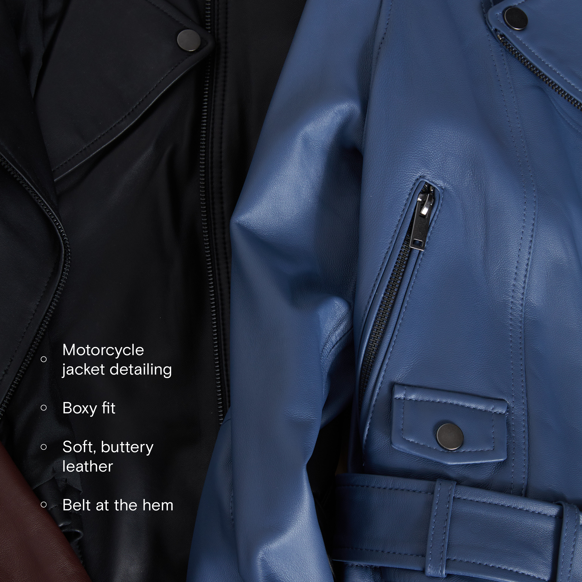 Leeron Leather Moto Jacket - Chili Chocolate | Universal Standard